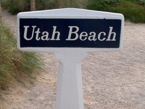 Billeder fra Utah Beach området